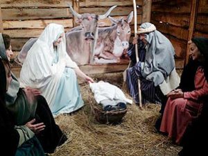 Gesù nasce in una tenda da campo