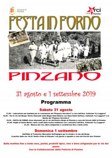 Festa in Forno 2019 a Pinzano (Rufina)