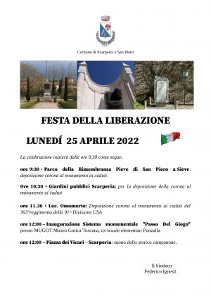 25 Aprile a Scarperia e San Piero