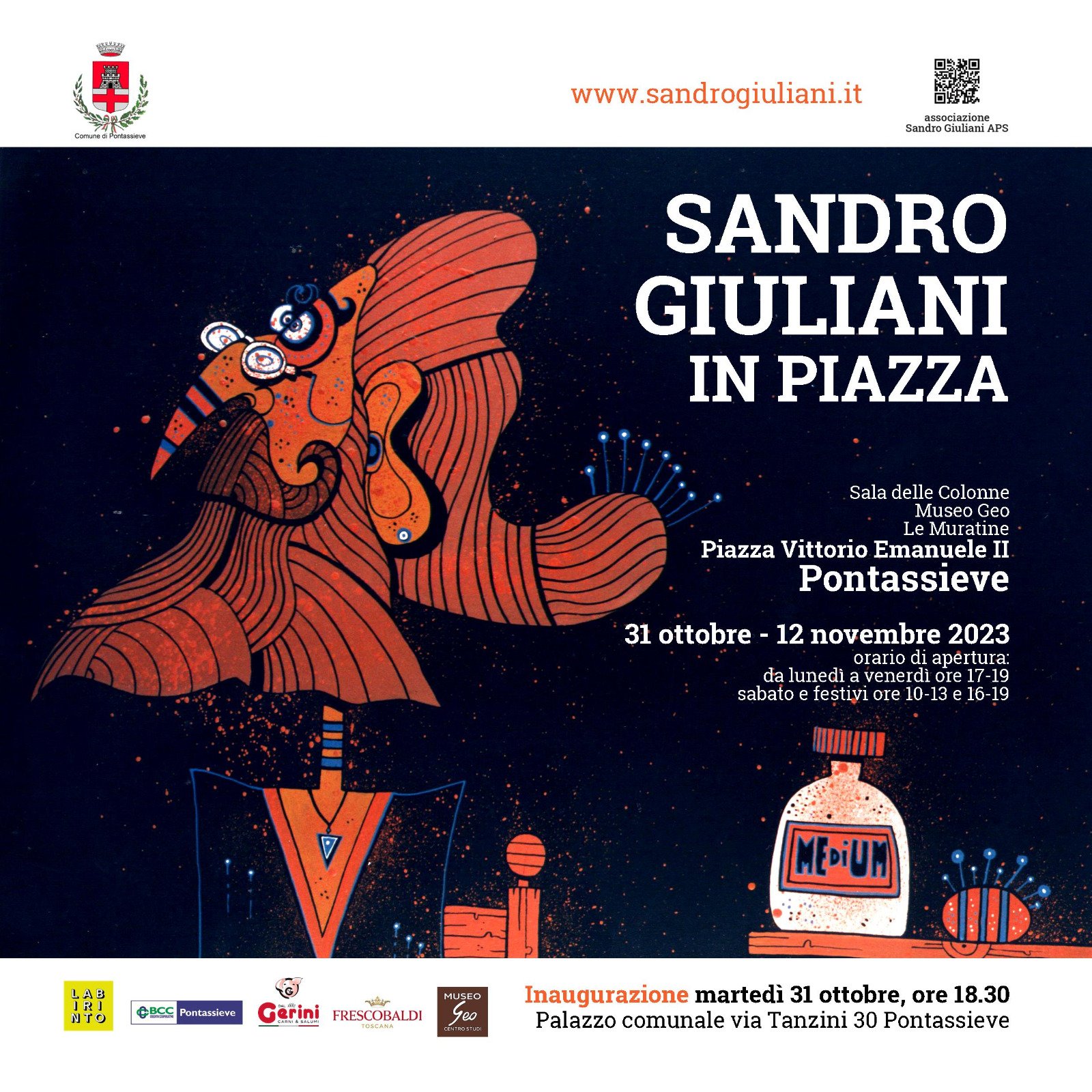 Sandro Giuliani in Piazza: Mostra retrospettiva dedicata al maestro Sandro Giuliani